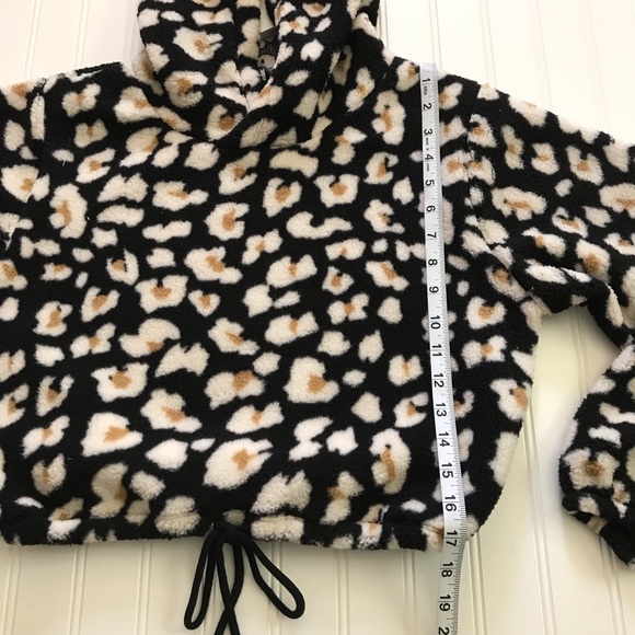 NWT Wild Fable Animal Print Hooded Sweatshirt M - Picture 9 of 11
